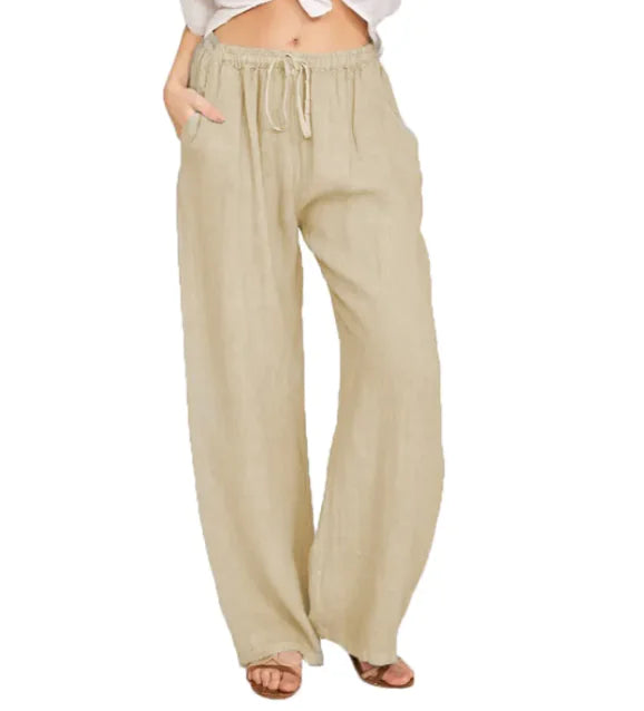 Women’s Loose Fit Cotton Linen Pants