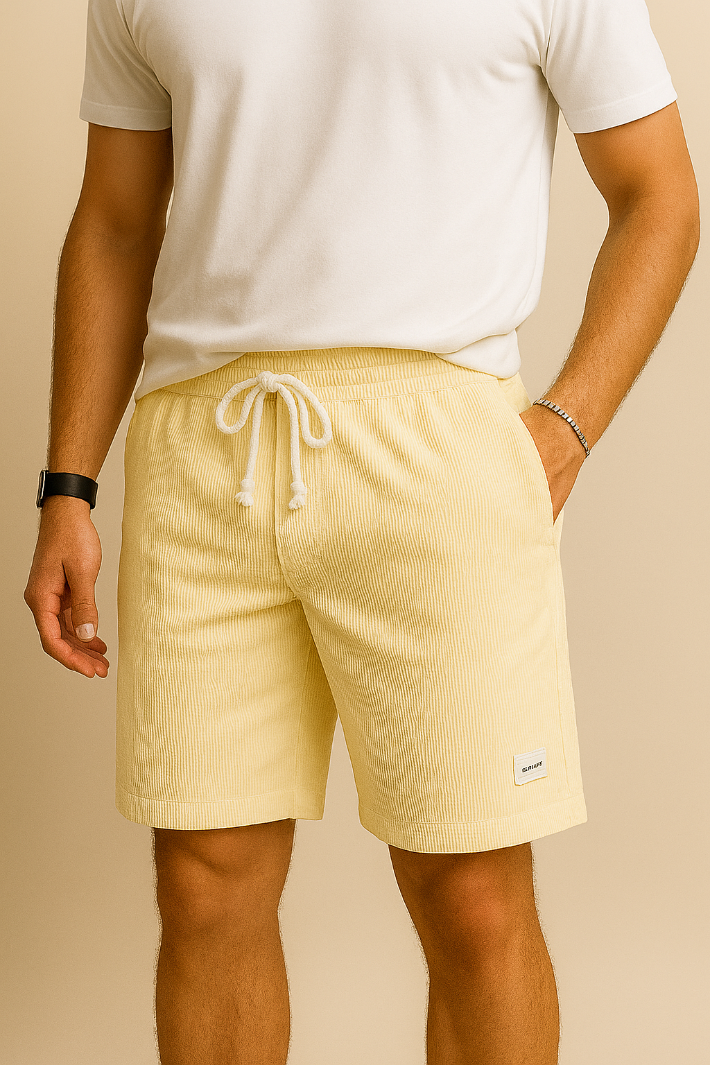 Men’s Velvet Casual Shorts