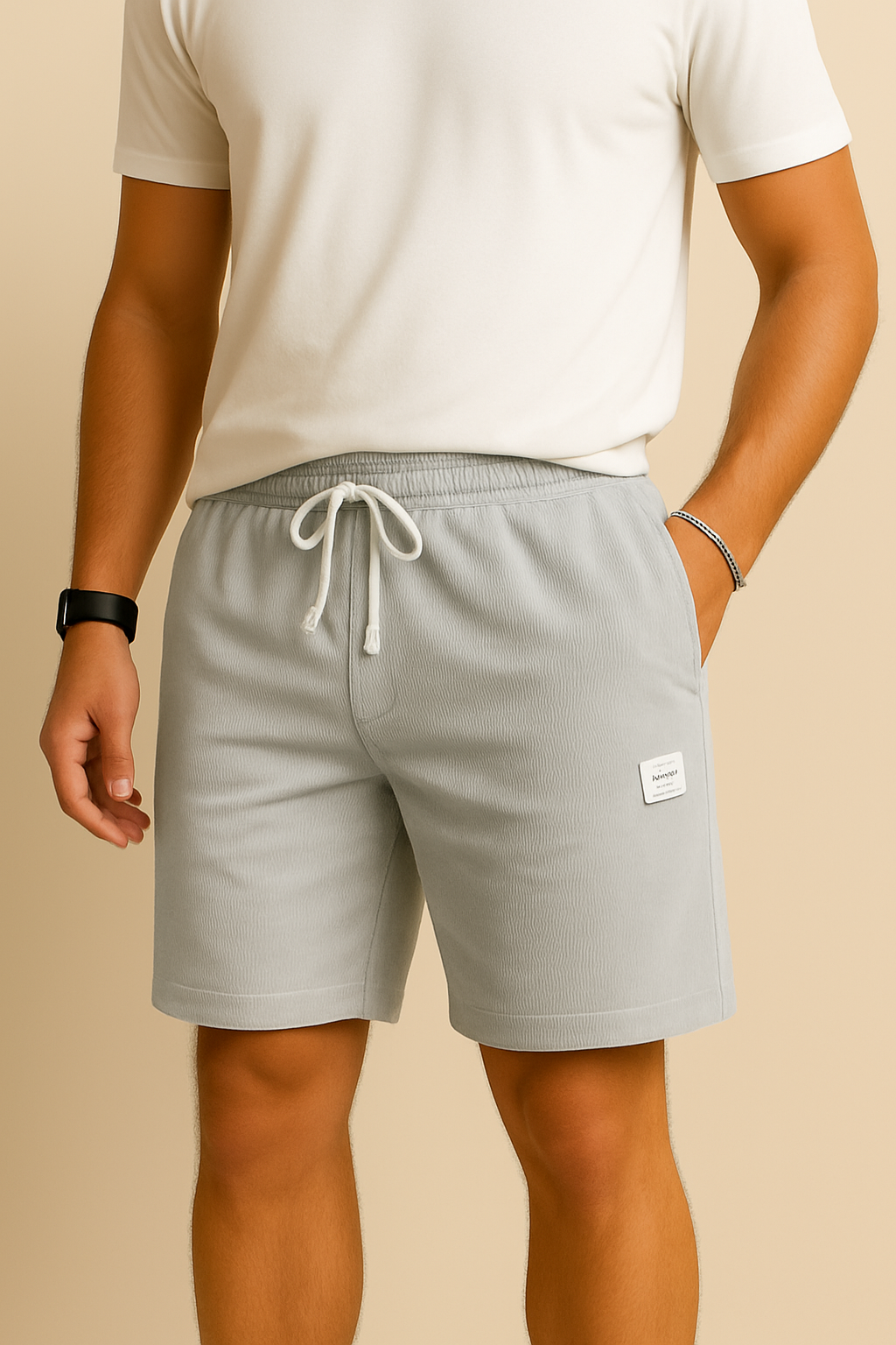 Men’s Velvet Casual Shorts