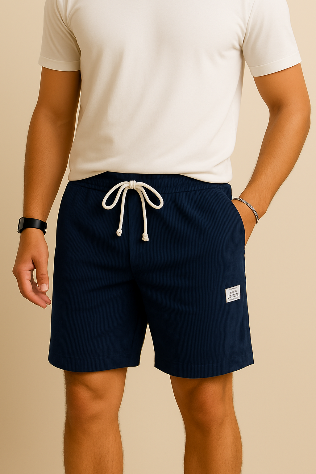 Men’s Velvet Casual Shorts