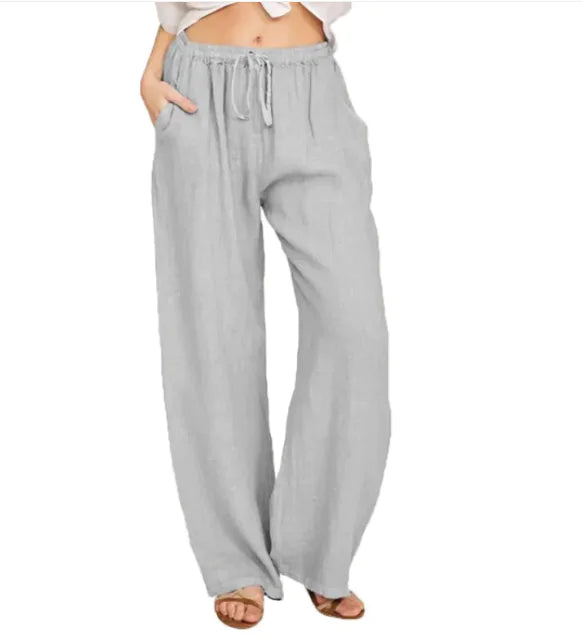 Women’s Loose Fit Cotton Linen Pants